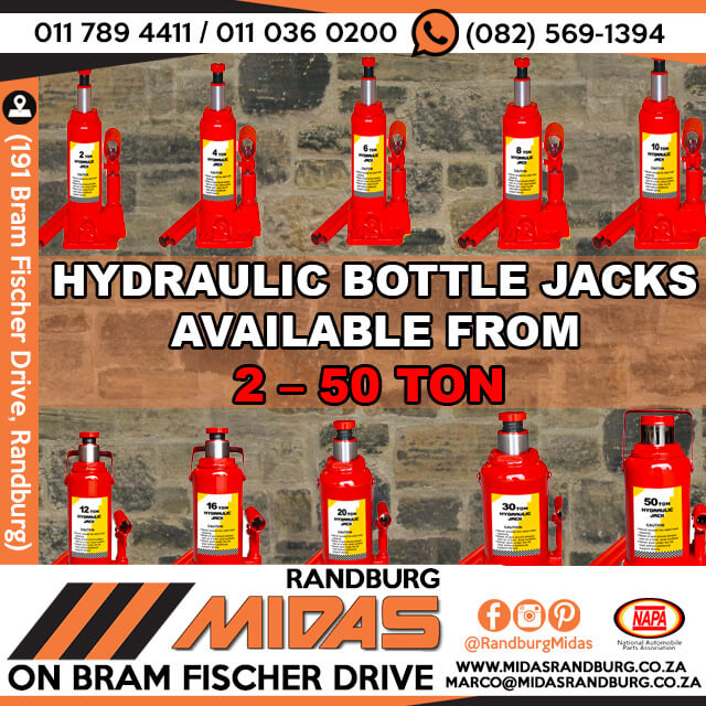 A wide range of bottle Jacks