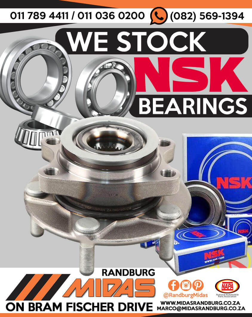 We stock NSK Bearings